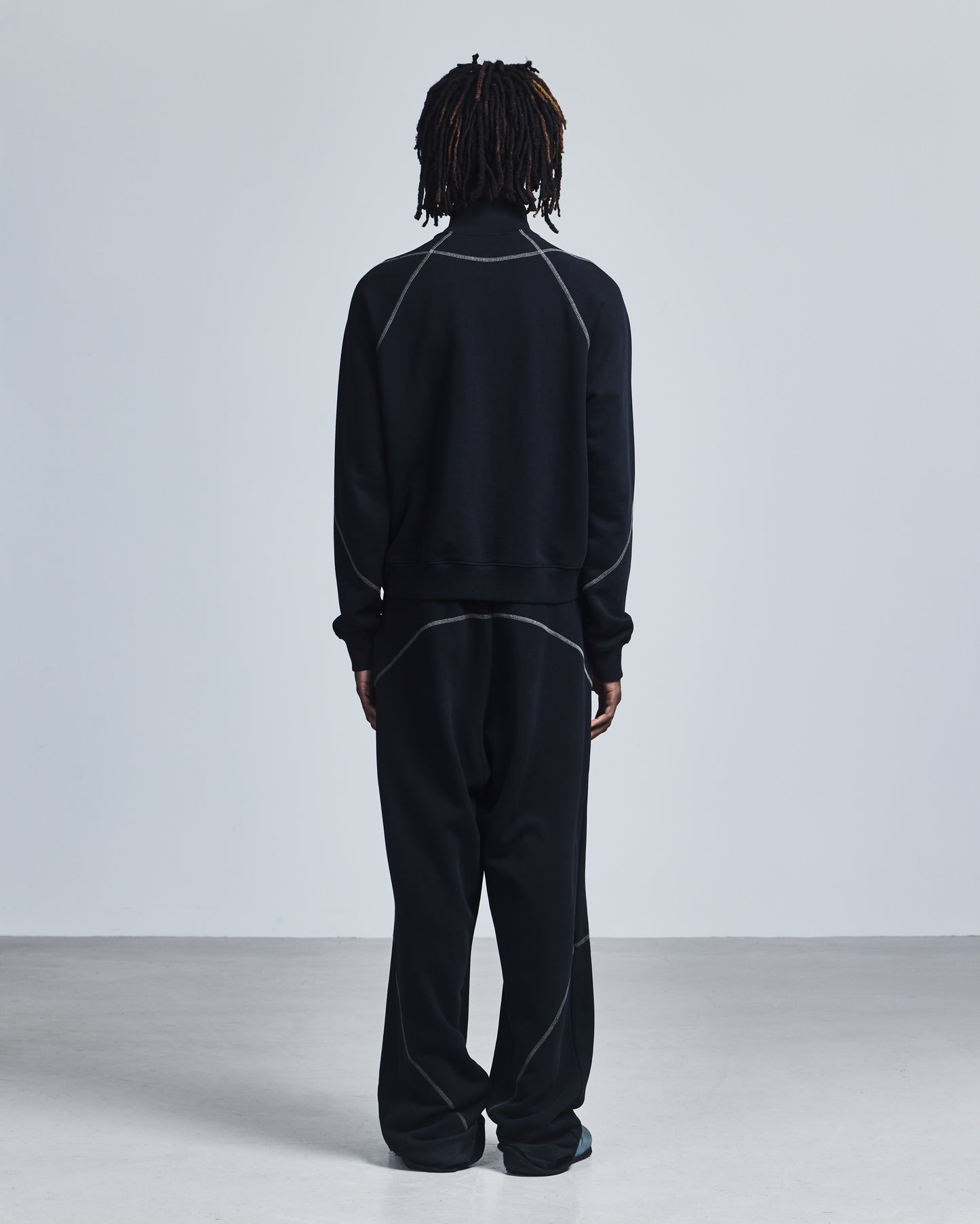 Coverstitch Zip-Up Jacket