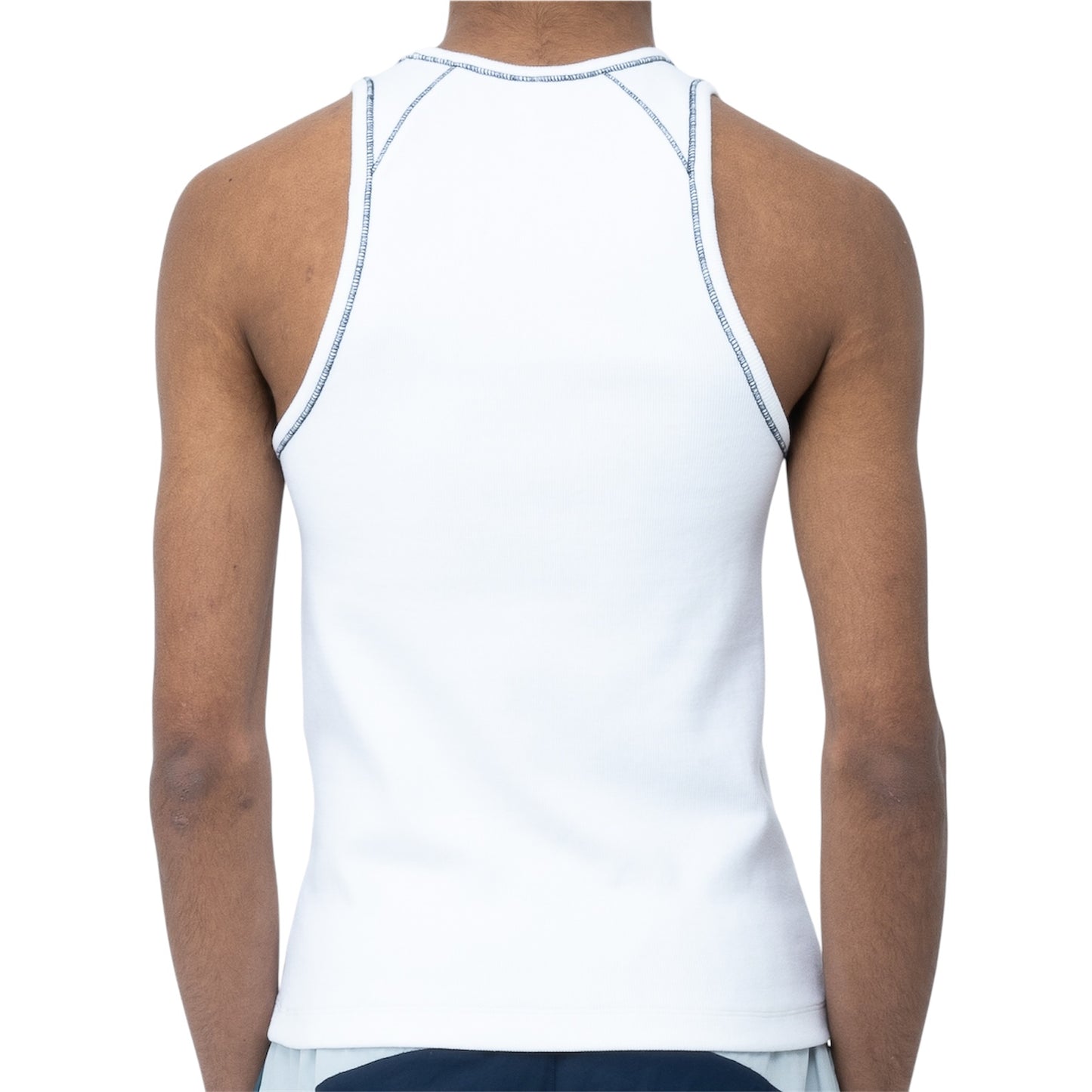 CORE CONTRAST MOVEMENT VEST - WHITE / BLACK