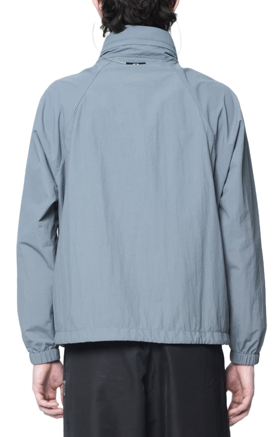 LUXE PACKABLE HOOD JACKET - GREY/BLUE