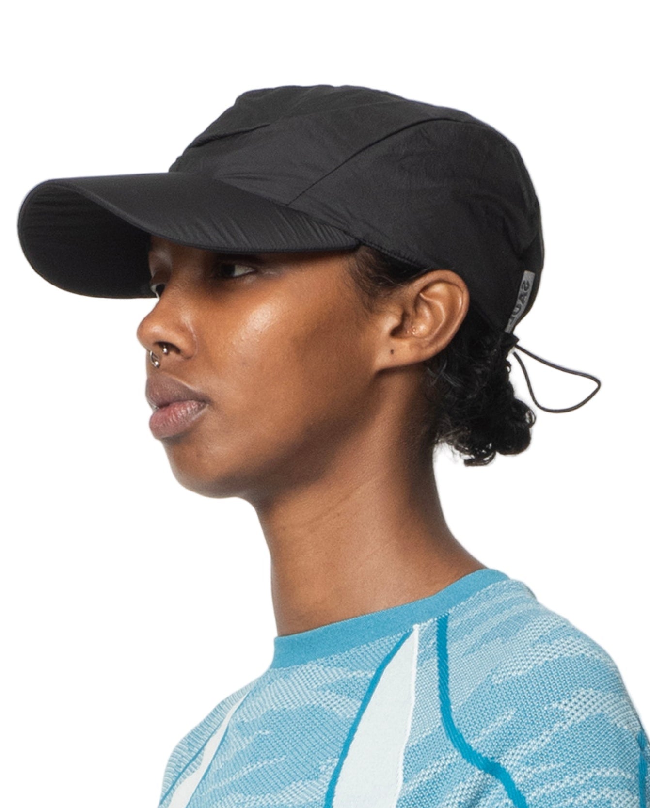 LIGHTWEIGHT RUNNING CAP - BLACK