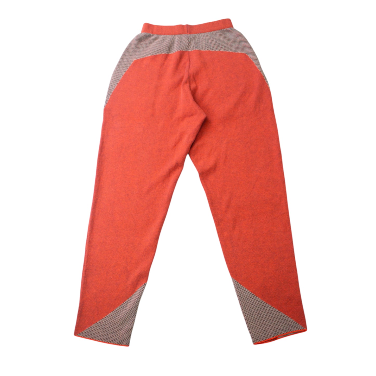 CYPHER MESH KNIT TROUSERS - ORANGE