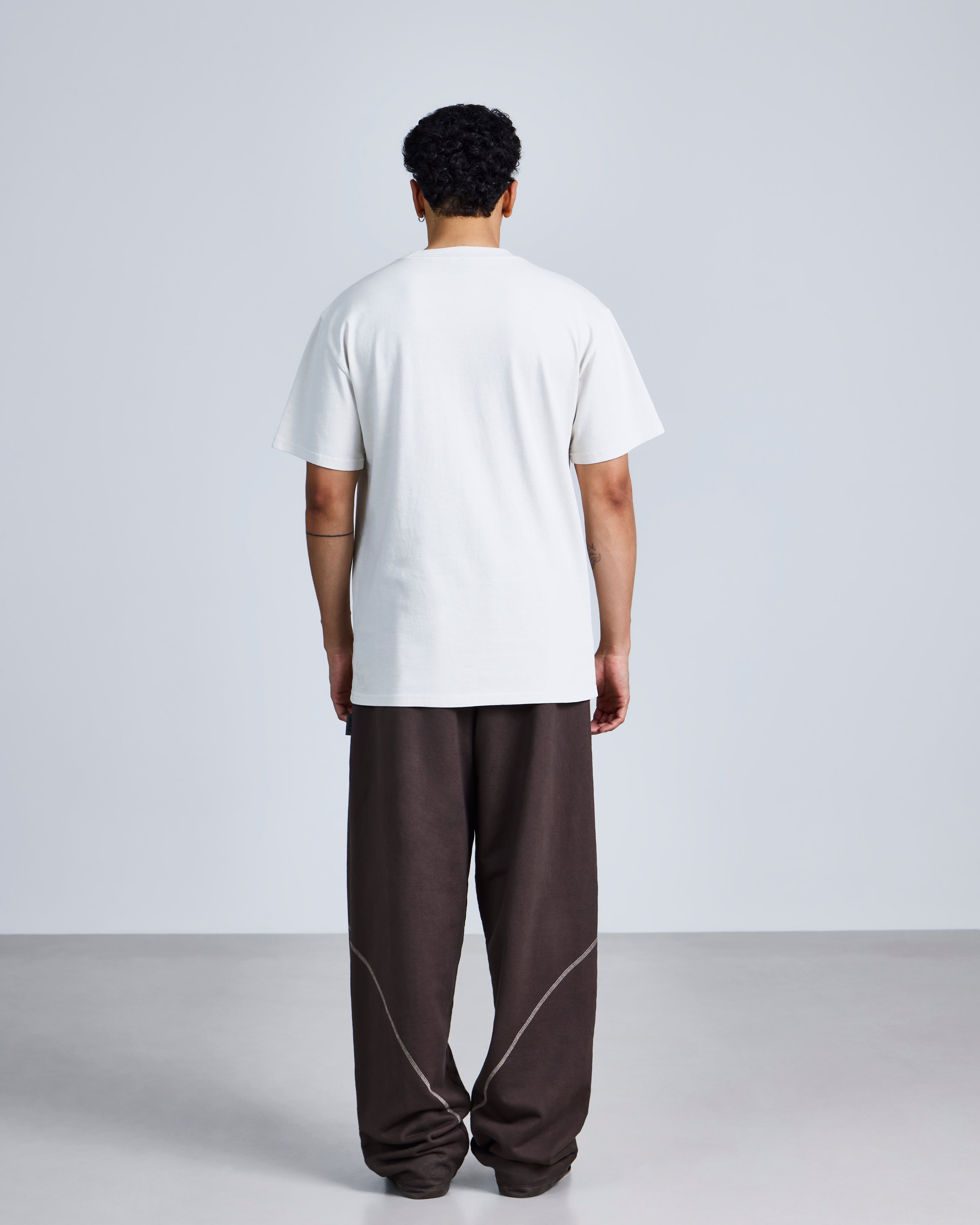 Asymmetric Henley' Print T-Shirt-5