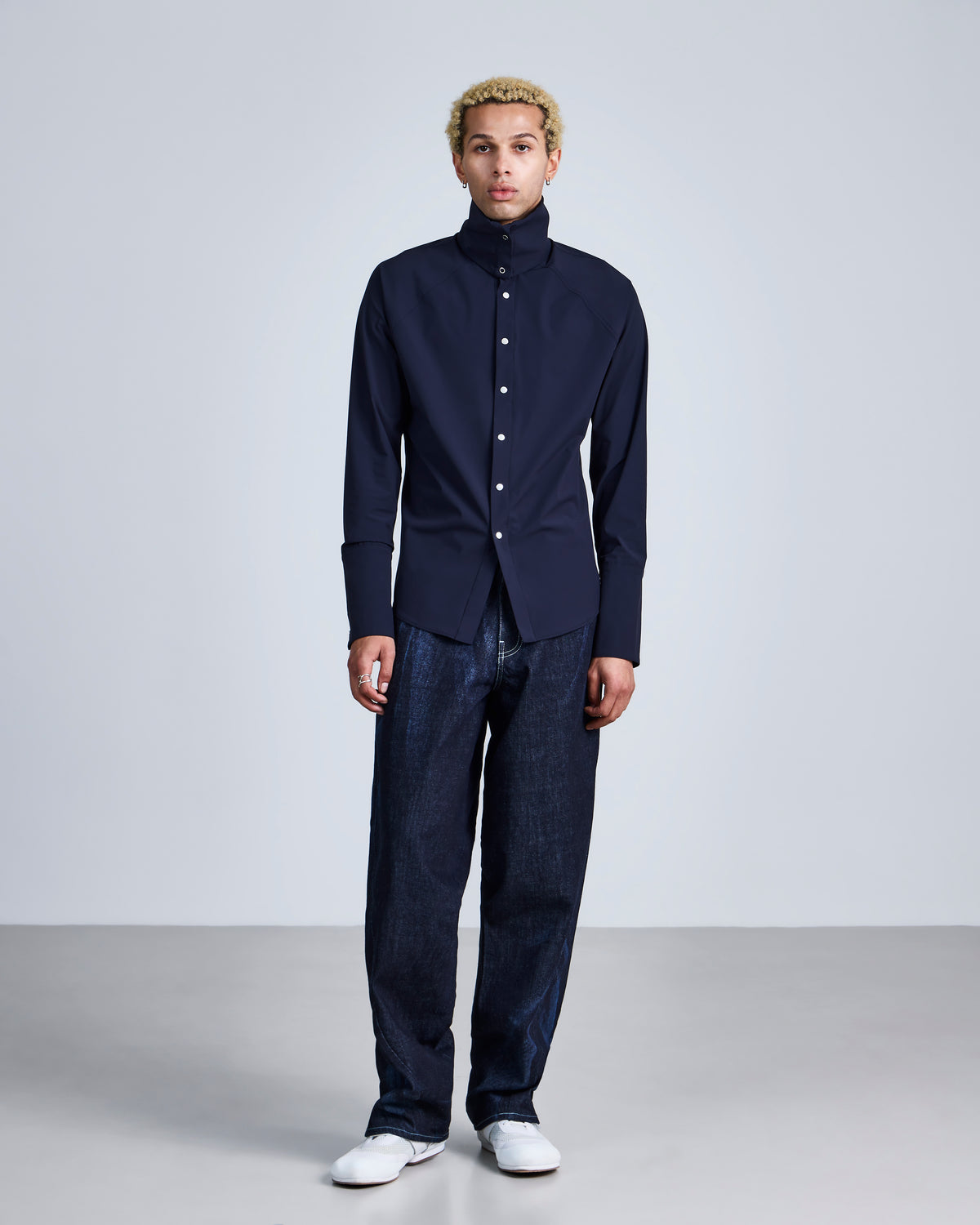 ROLL NECK MOTION SHIRT