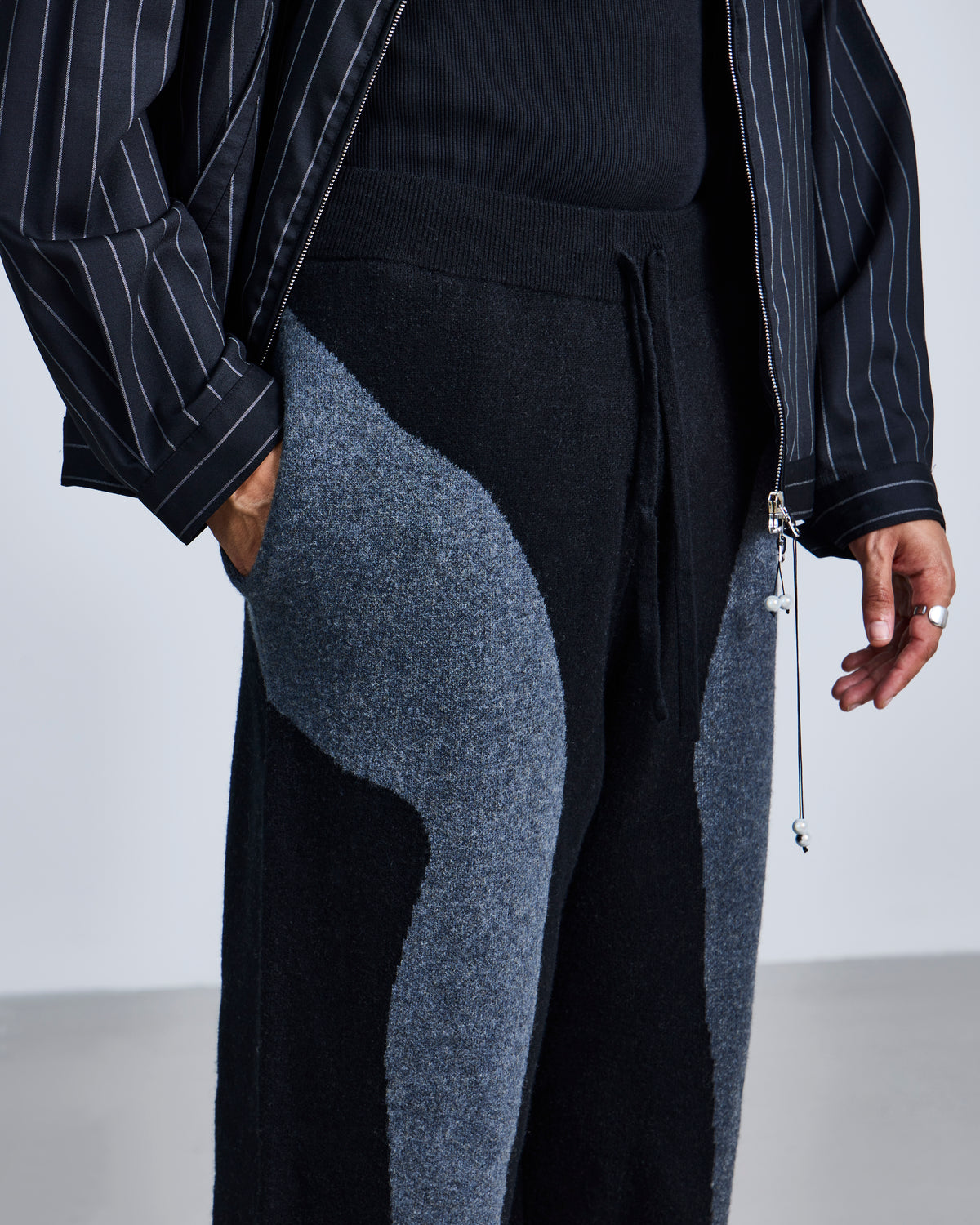Knitted 'Embrace' Pants-4