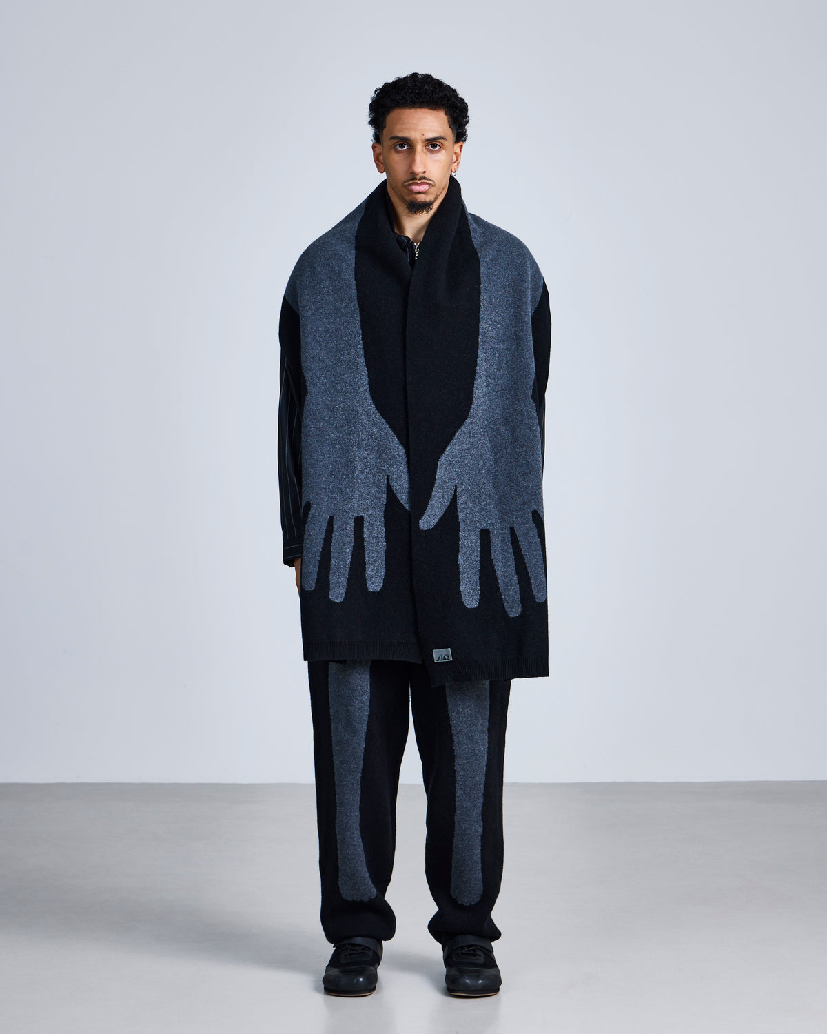 Knitted 'Embrace' Scarf-1