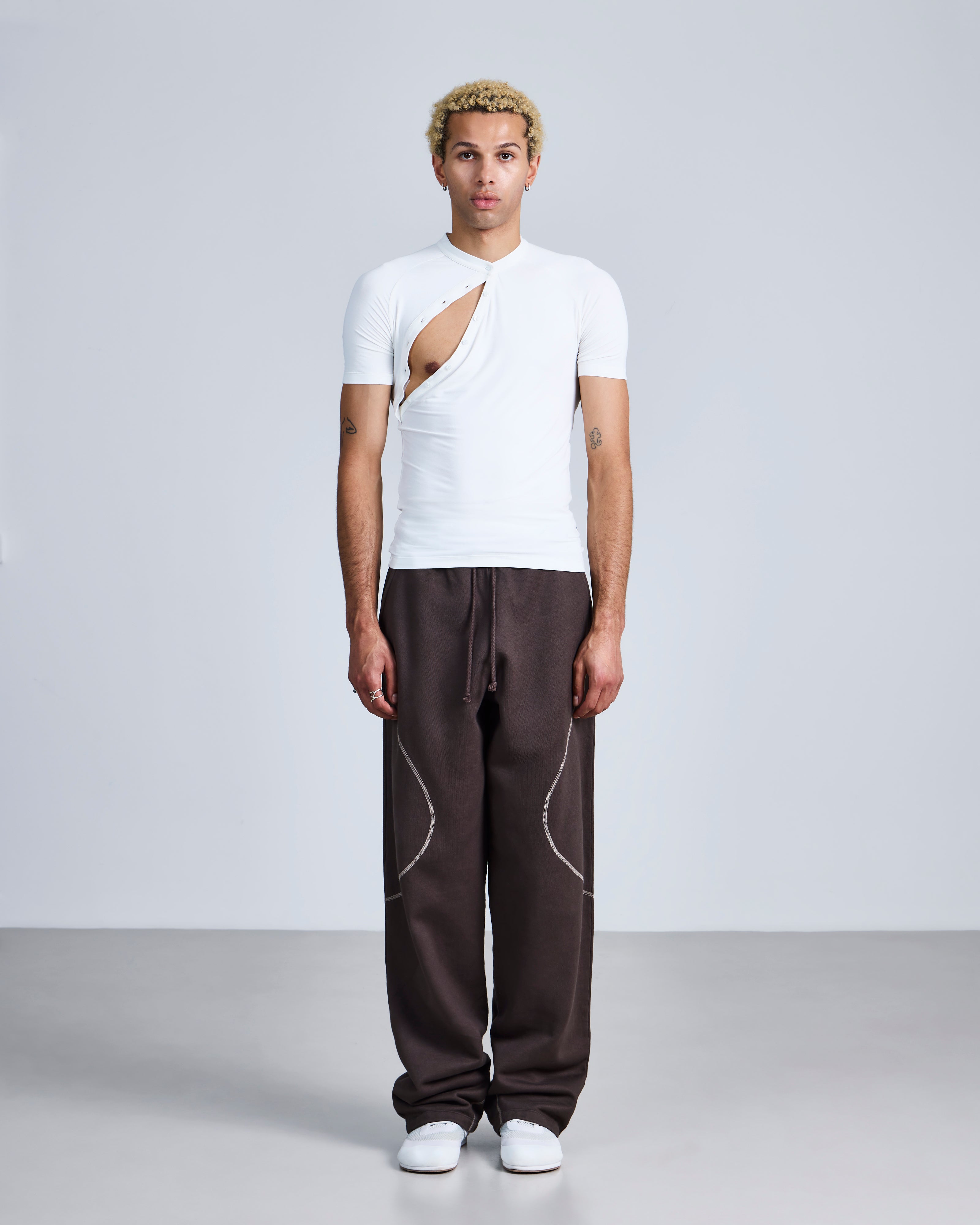 Asymmetric Henley Shirt