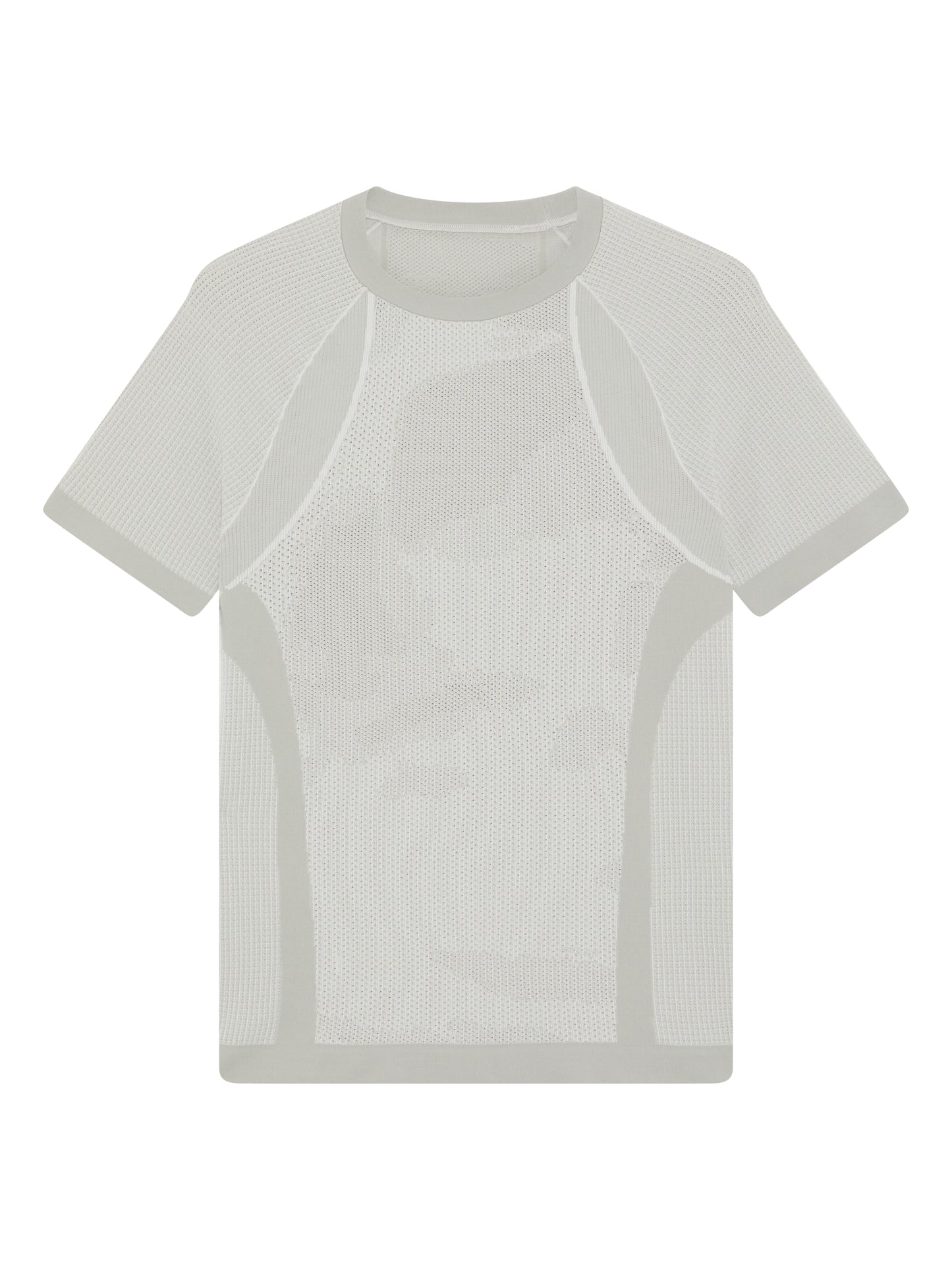 "BUST" KNITTED COMPRESSION TOP - GREY