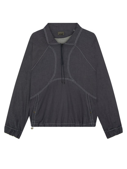 SS25 SPORT DENIM HYBRID WORK SHIRT - INDIGO