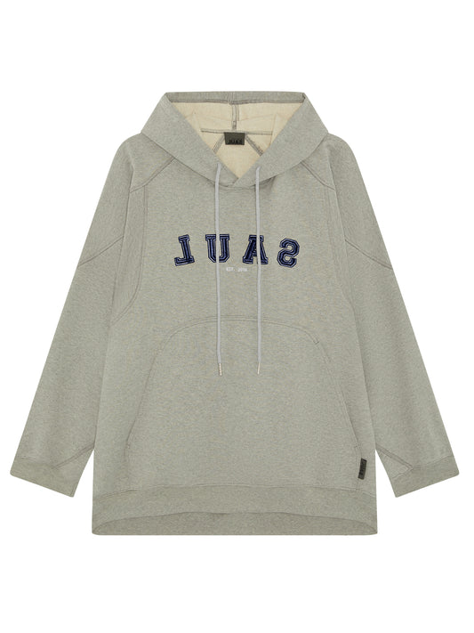 SS25 SOUVENIR HOODIE - GREY / NAVY