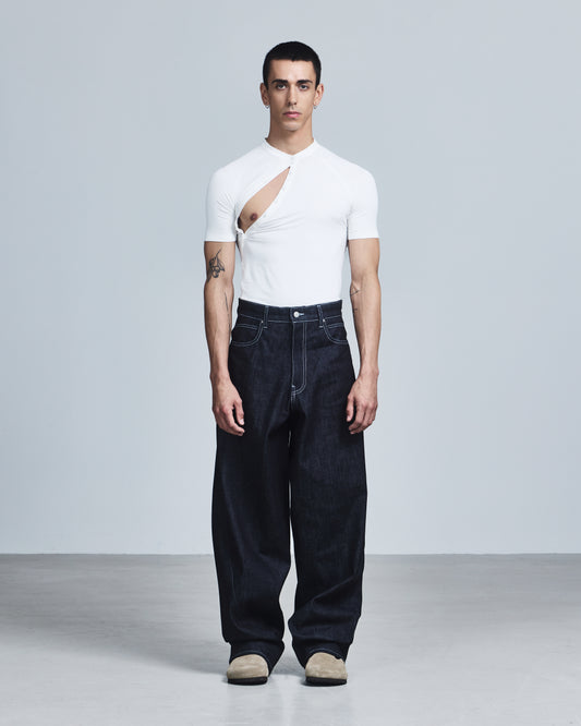 KINETIC CUT JEANS DENIM