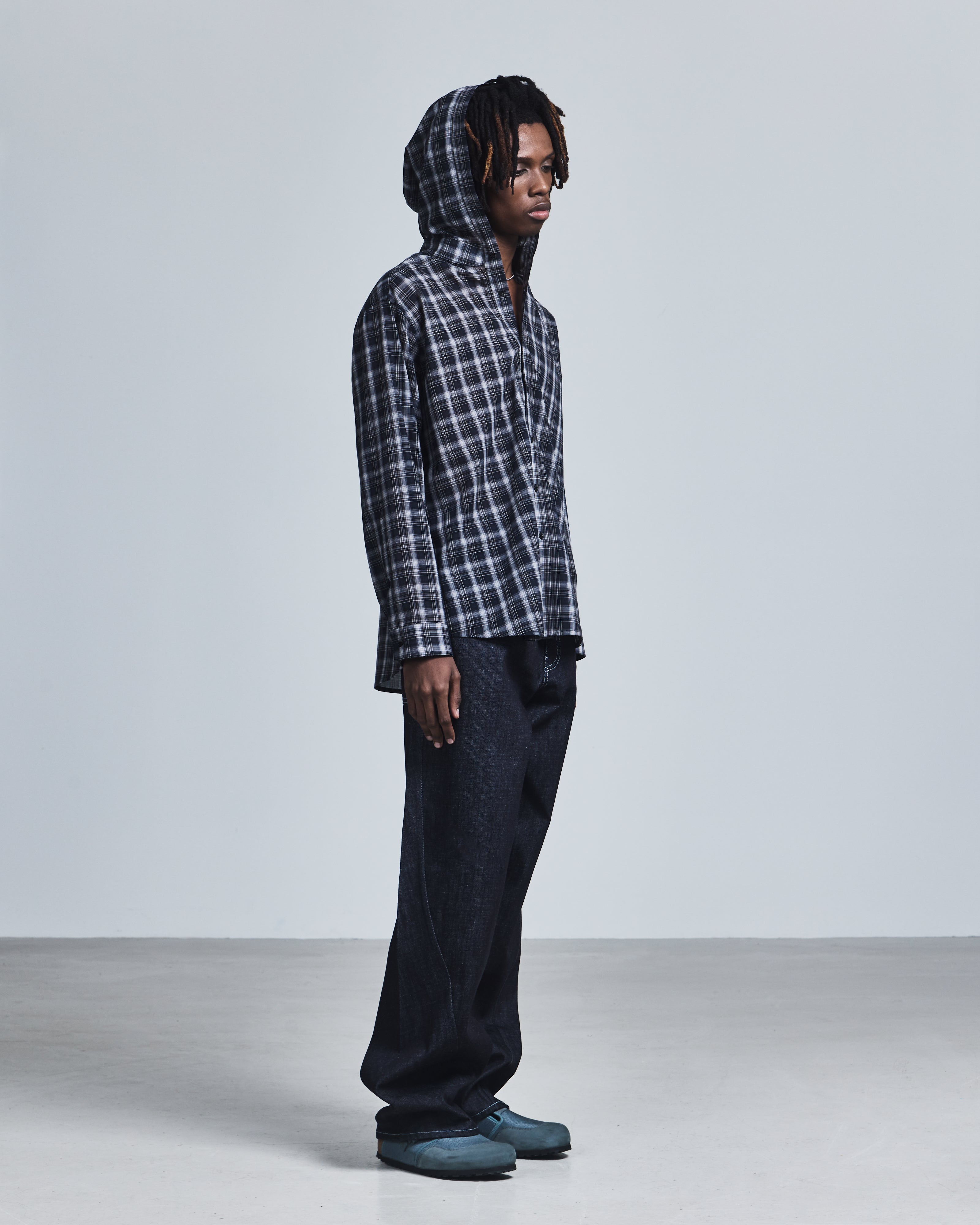 Hooded Oxford Shirt Saul Nash Hooded Oxford Shirt Saul Nash