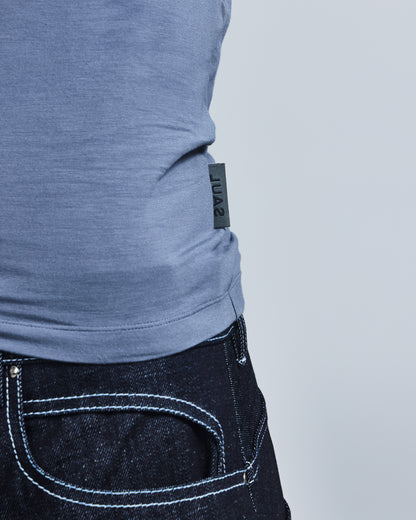 Asymmetric Henley Shirt