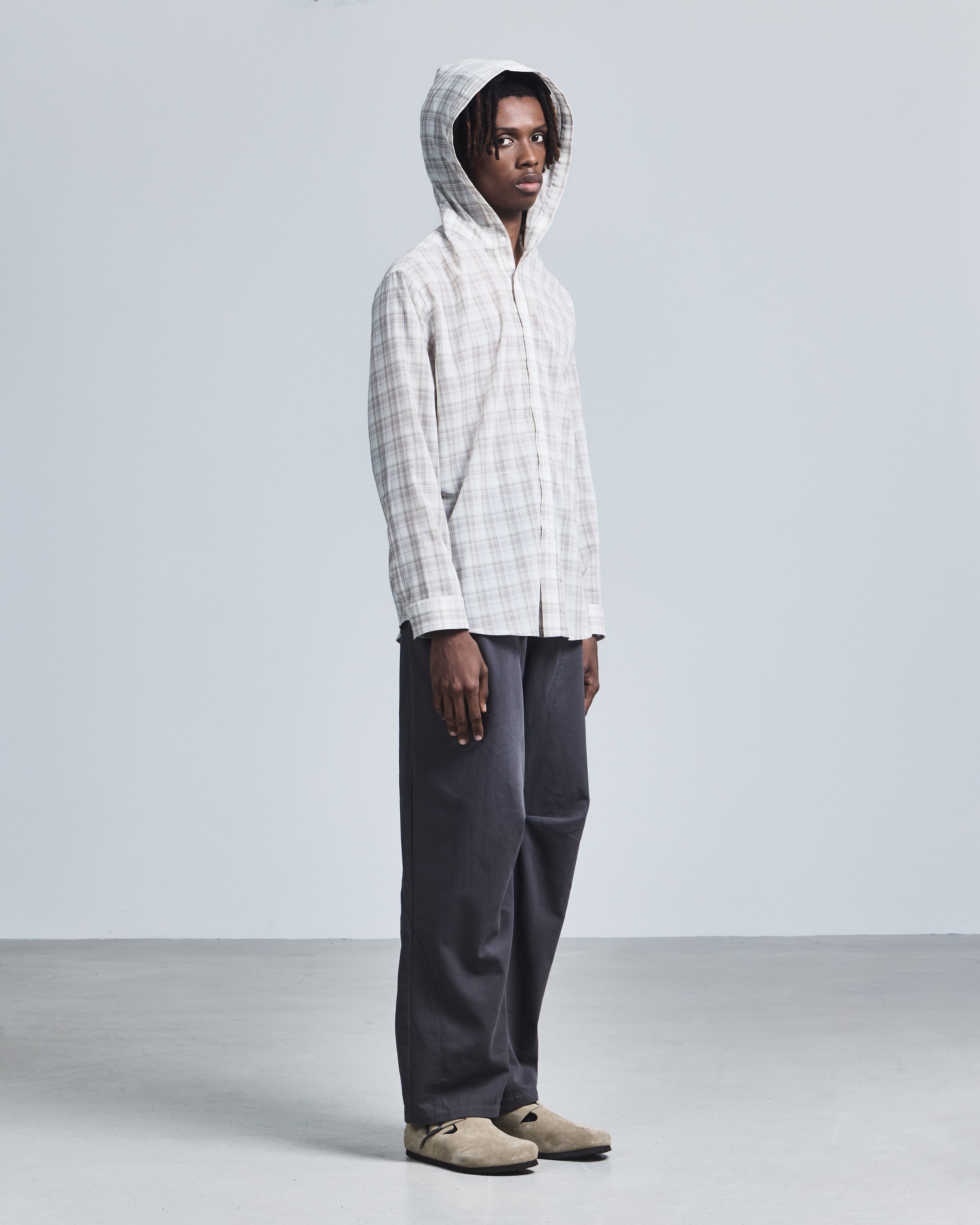 Hooded Oxford Shirt