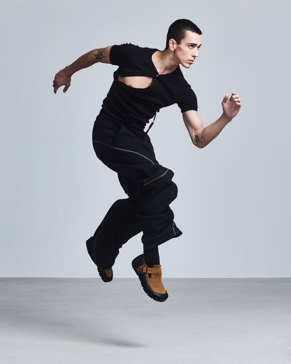 Asymmetric Henley Shirt