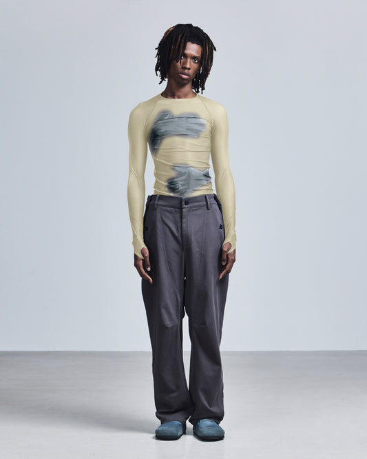 Pleated Fatigue Pant