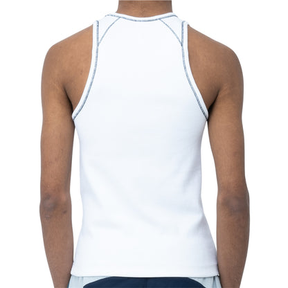 CORE CONTRAST MOVEMENT VEST - WHITE / BLACK