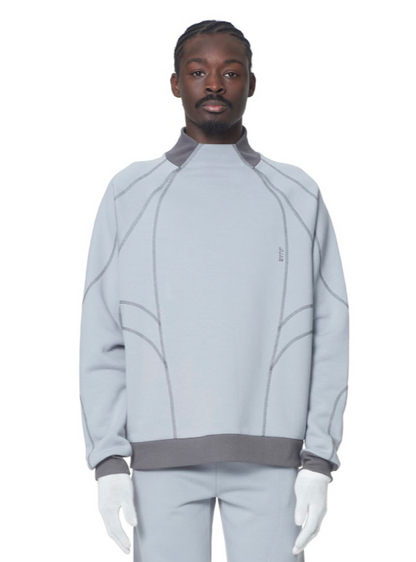 COTTON HIGH NECK RIDGE JUMPER