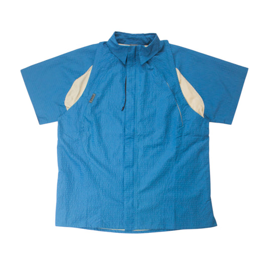 SEERSUCKER  SHIRT - TEAL