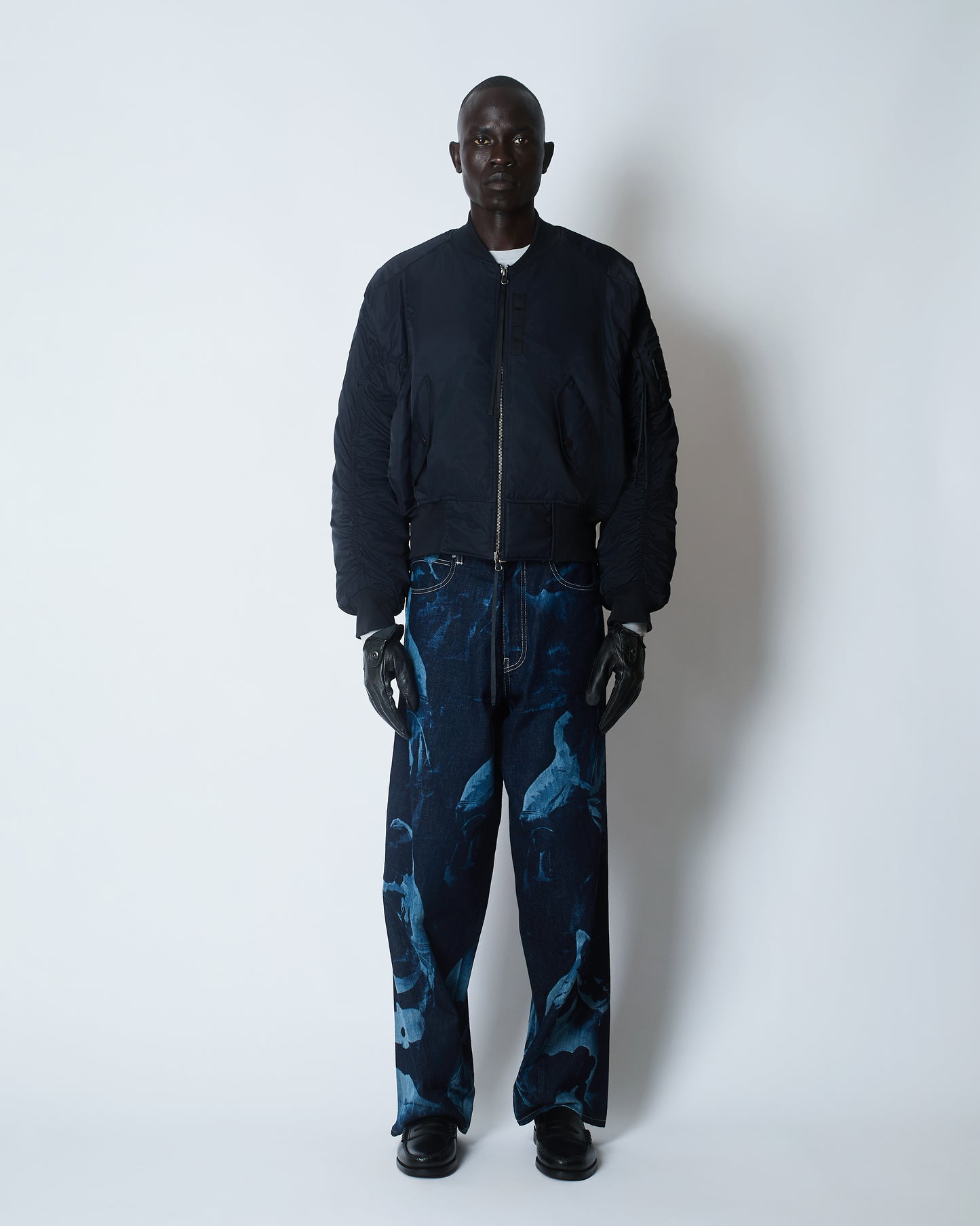 KINETIC CUT FREEDOM AVIATION BOMBER JACKET