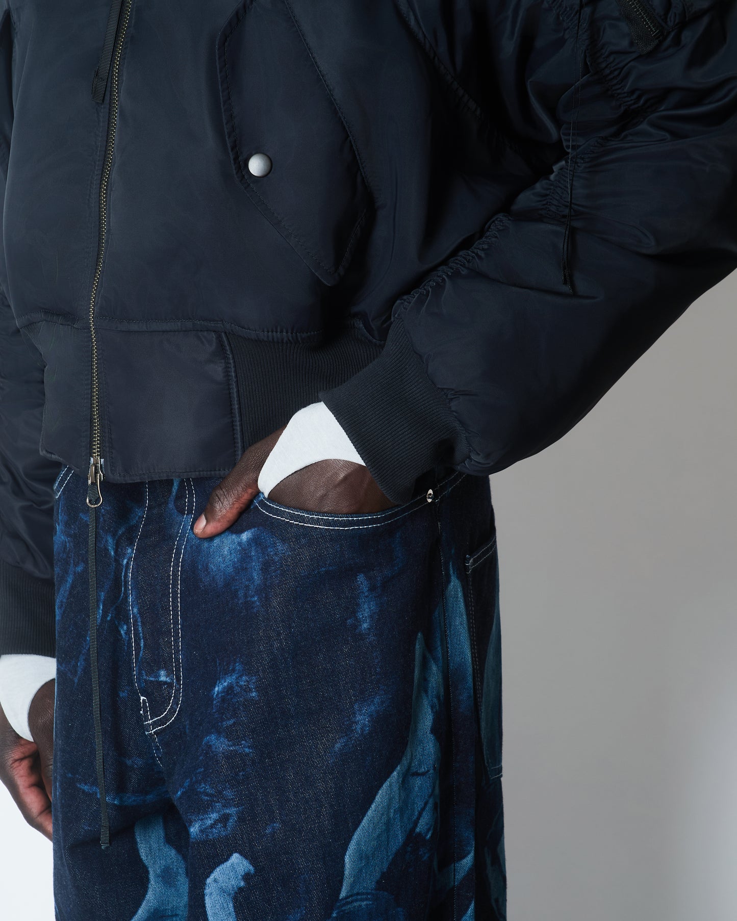 KINETIC CUT FREEDOM AVIATION BOMBER JACKET