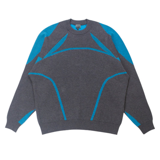 CYPHER MESH PANEL KNIT - ANTHRACITE