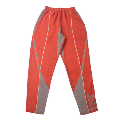 CYPHER MESH KNIT TROUSERS - ORANGE