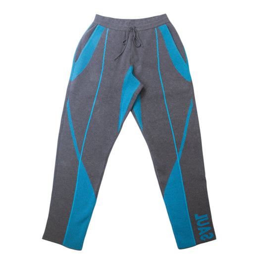 CYPHER MESH KNIT TROUSERS - ANTHRACITE